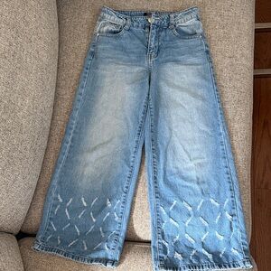 TRUCE, Chic Light Blue Flare Jeans